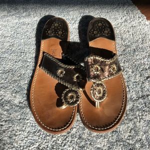 Jack Rogers size 10M used Bronze Sandals
